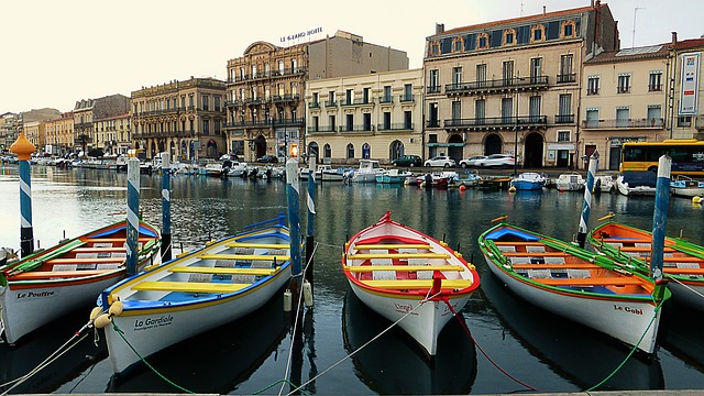 bateaux canaux de sete